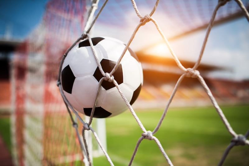 Fotboll i mål